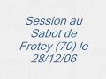 video de la session au sabot