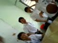 playing bastketball as ping pong