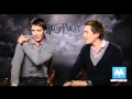 The Weasley Twins on the end of HARRY POTTER & THE DEATHLY HALLOWS