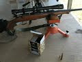 CZ-452 .22LR @ 200 yards. This is a stretch for a .22 which is normally used out to a max distance of 100 yards and usually less. Past 100 yards the projectile's velocity drops from supersonic to subsonic and experiences turbulence as is passes though the transonic range. This breif period of turbulence erodes accuracy. Also, the bullet drops like a rock past 100 yards. Even though this rifle was sighted in at 100 yards it took about 3 ftl of elevation adujustment to put in on target at 200 yds. Wind drift at this distance is a killer. Any noticable wind will blow that now subsonic little projectile off target to the left or right. Shooting into the wind will lower the point of impact since drag increases . Shooting with the wind lessens drag and causes the bullet to strike above the point of aim. All this has to be evaluated by the shooter for each shot and compensated for .