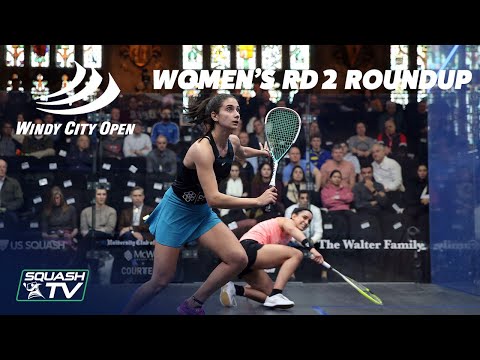 Squash: Windy City Open 2020 - Women's Rd 2 Roundup