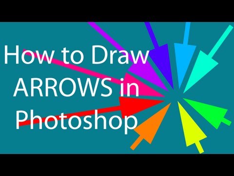 how to draw arrow in photoshop