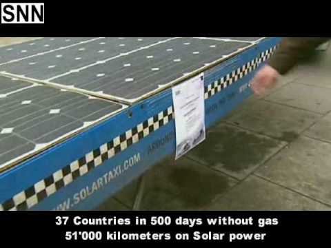 SolarTaxi: In 500 Days around the world