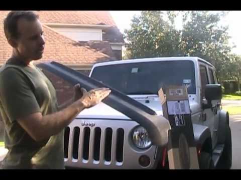 Bushwacker Hood Stone Guard Install Jeep Wrangler JK