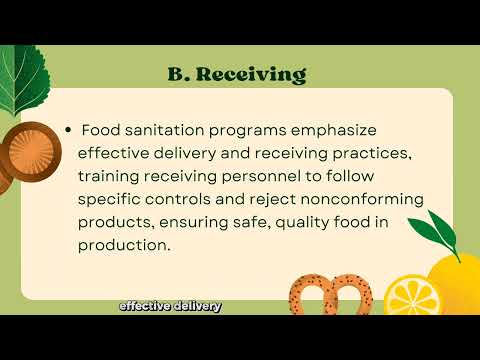 Risk Management|HTM101|Food Flow|Purchasing|Recieving