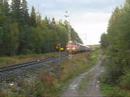 Finnish Express Train to Kouvola going 120 km/h
