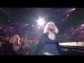 Ashlee Simpson performing LOVE 