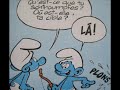 a short comic of the smurfs, spoken by me in french.