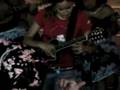 crazy electric ukelele player