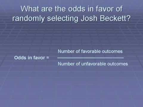 how to calculate odds