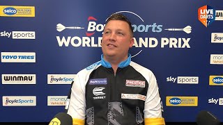 Andrew Gilding REACTION to beating Gary Anderson: “I saw him shaking his head, that's always a sign”