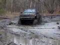 Ford Diesel muddin on 44in boggers