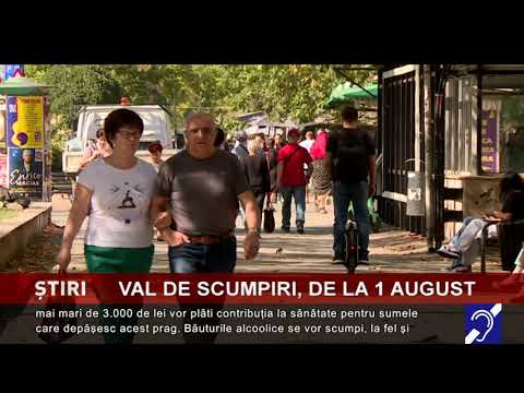 Val de scumpiri, de mâine