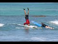 Hans Hedemann Surf Instructor James on his HEAD