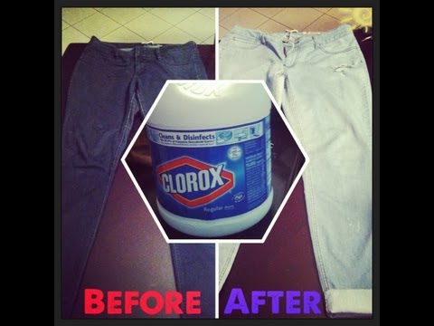 how to dye light jeans dark