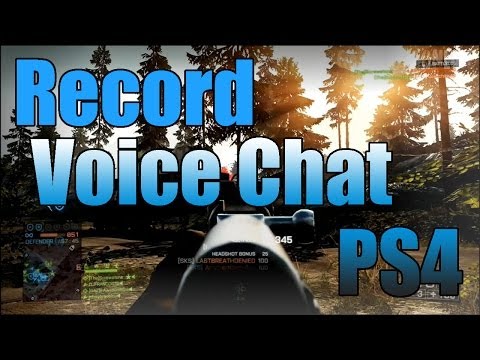 how to voice chat on ps4