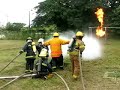 Video Ejercicios Prácticos de Bomberos Aeronáuticos supervisados por INAC