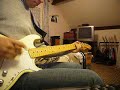 Test of my Variax 600 Vintage White, Spank (Stratocaster)in Clean with BOSS Gt6 and PEAVEY VK 112