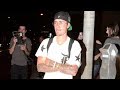 Justin Bieber Draws A Huge Crowd Of Paps At Maxfield T-Shirt Launch Event