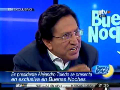 Toledo: Mi error político fue no persuadir a mi suegra que no haga inversiones en el Perú (Parte3)