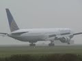 Landing Continental Airlines B 767-4ER schiphol polderbaan Landing Continental Airlines B 767-4ER schiphol polderbaan