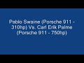porsche 911 with 310hp vs  porsche 911 turbo with 750hp