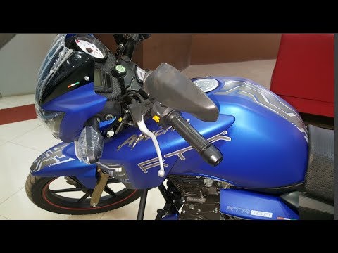 Car Win Tvs Apache Rtr 160 Matte Blue Series First Impression In