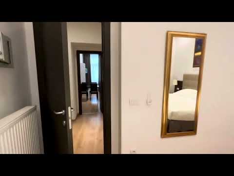 Video Praha, krásný zařízený byt 2+kk k pronájmu, 58m2, klimatizace, ulice Resslova, Nové Město