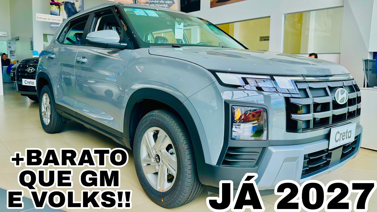NOVÍSSIMO HYUNDAI CRETA COMFORT SAFETY 2027 CINZA SHADOW | CHEGOU COM MUDANÇAS CONFIRA!!