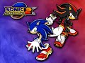escape from the city by ted poley and tony harnell (city escape theme in sonic adventure 2)

download song here

http://www.soahcity.com/music/2001_sonic_adventure2/02_escape_from_the_city.zip

lyrics

verse 1

rolling around at the speed of sound,
got places to go, gotta follow my rainbow.
can't stick around, have to keep moving on,
guess what lies ahead? only one way to find out!
must keep on moving ahead,
no time for guessing, follow my plan instead.
trusting in what you can't see,
take my lead, i'll set you free.

chorus

follow me, set me free,
trust me and we will escape from the city.
i'll make it through, follow me.
follow me, set me free,
trust me and we will escape from the city.
i'll make it through, prove it to you.

follow me!
oh yeah!

verse 2

danger is lurking around every turn,
trust your feelings, got to live and learn.
i know with some luck that i'll make it through,
got no other options, only one thing to do!
i don't care what lies ahead,
no time for guessing, follow my plan instead.
find that next stage, no matter what that may be.
take my lead, i'll set you free.

repeat chorus

follow me!
follow me!

i'll make it through, oh yeah!
