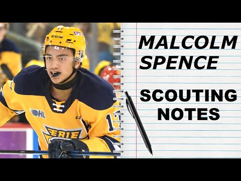 MALCOLM SPENCE SCOUTING REPORT | 2025 NHL Draft 