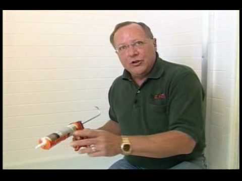 how to apply caulk