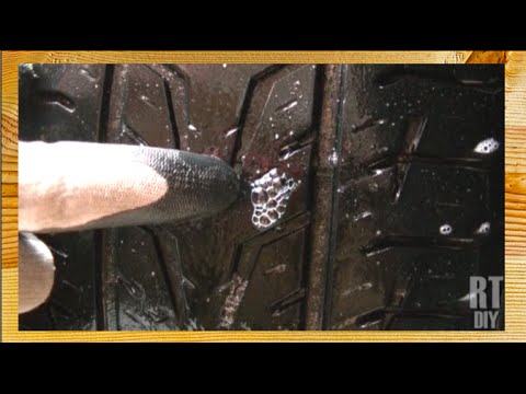 how to fix a tire with a leak