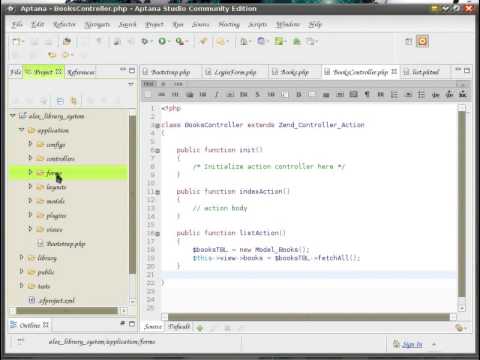 Zend Framework tutorial 3 zend_application part 2