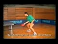 Vladimir Samsonov trainining backhand spin
