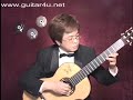 classical guitar Oh seung kook plays Paganini Sonata Em