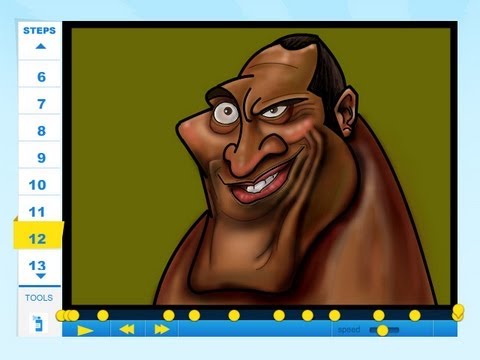 how to draw dwayne johnson