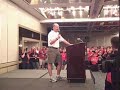 UC Radio Broadcaster Dan Hoard recaps the Bearcat Season at the UC/Orange Bowl Pep Rally