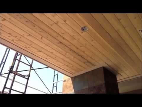 how to vent cedar soffit