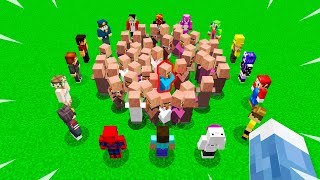 100 Players HUNT For The FAKE VILLAGER!