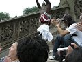 Performance artists on Central Park - July 2006