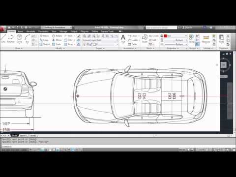 Importing - In this tutorial for AutoCAD I show you how to insert/import an image into AutoCAD, how to scale the image and a tip on using polylines to draw over the image.