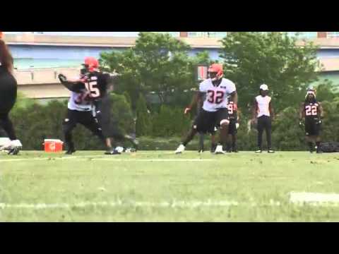 bengals - CINCINNATI -- During the three weeks of OTA's, like all NFL teams, the Bengals are not allowed to wear pads or have live contact which makes the goals for th...