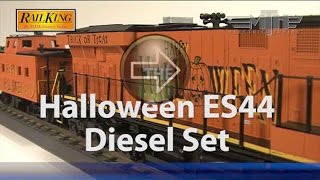 MTH RailKing Halloween ES44 Diesel Set