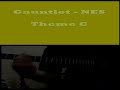 contraponto interessante original do game gauntlet de 85 do nintendo 8bit.