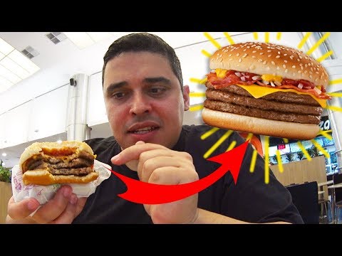 TRIPLO BACON DA PROMOÇÃO DO MCDONALD'S