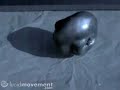 Water ballon bouncing in slow motion