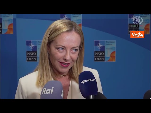 Vertice Nato, Meloni: E' il momento per ottenere il cessate al fuoco a Gaza