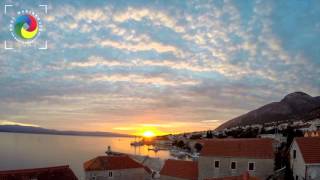 Bol island Brac, Croatia sunset time lapse 27.10.2015.