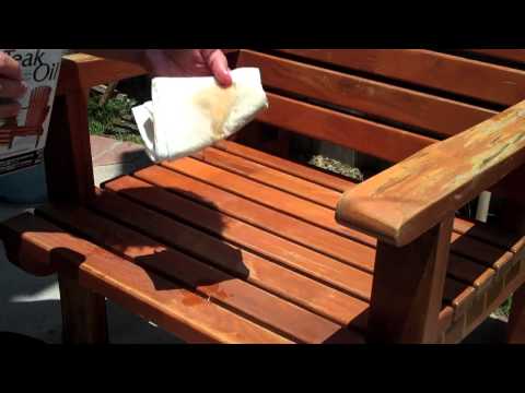 how to teak oil